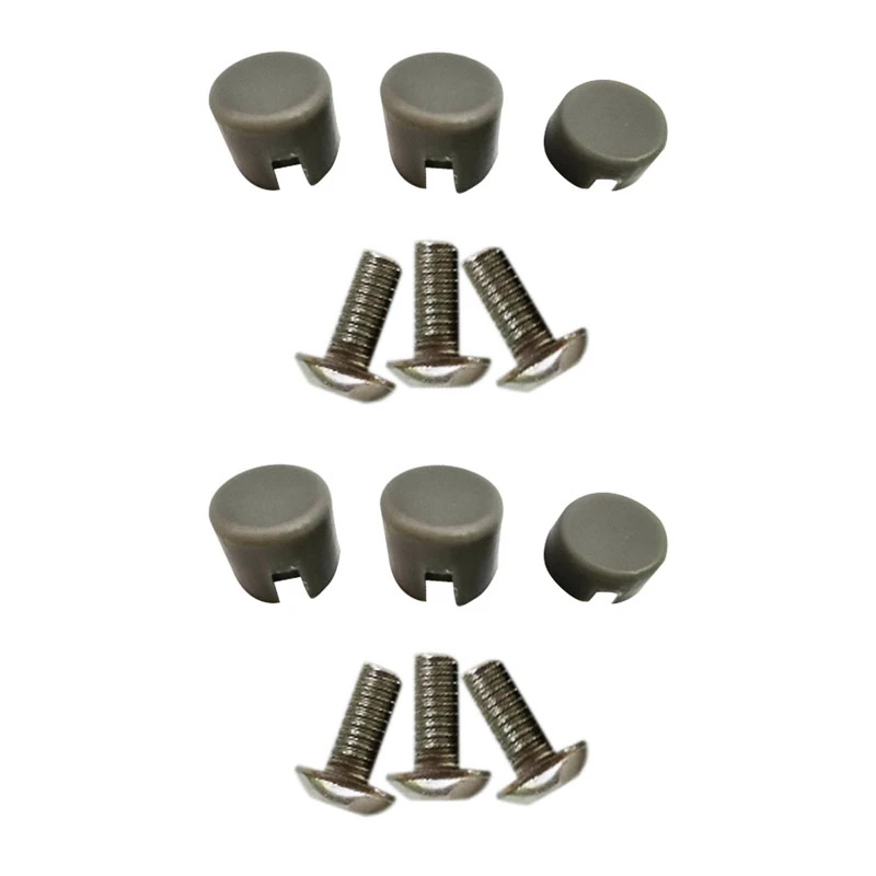 

2Set Scooter Rear Back Fender Mudguard Screw Rubber Cap Screw Plug Cover For XIAOMI M365 Electric Scooter Parts(Gray)