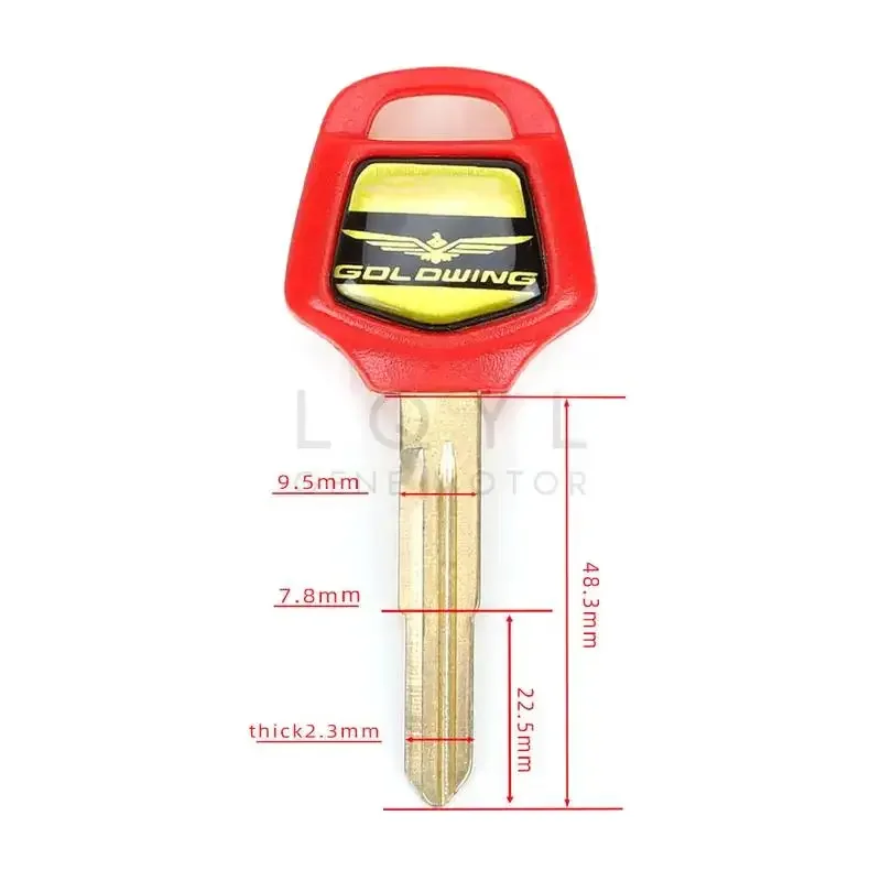 혼다 골드윙 GL1200 GL1000 GL1500 GL 1500 1000 1200 2001-2011 GL1800 1800 용 빈 키 오토바이 교체, 2 개