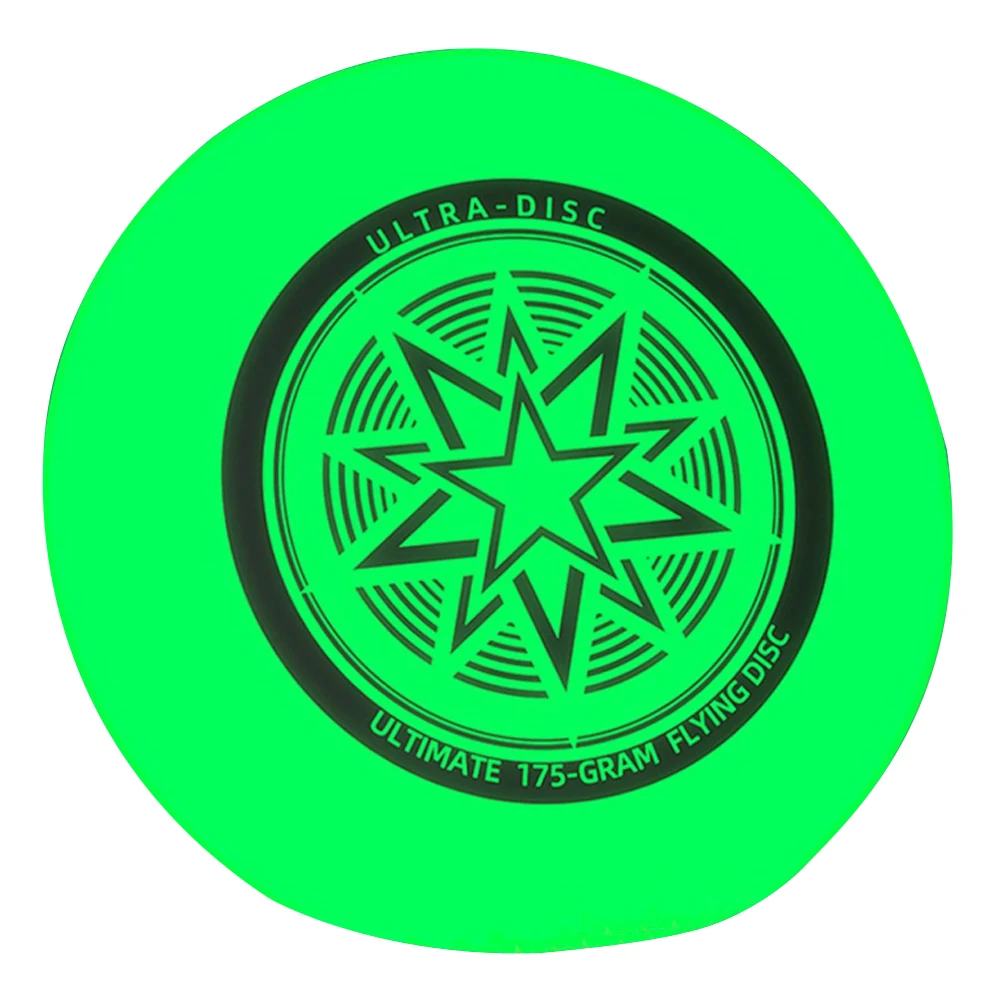 Fluorescence Flying Discs 175g Professional Throwing Disc 10.73in Lightweight for Outdoor Sports Beach Camping Game