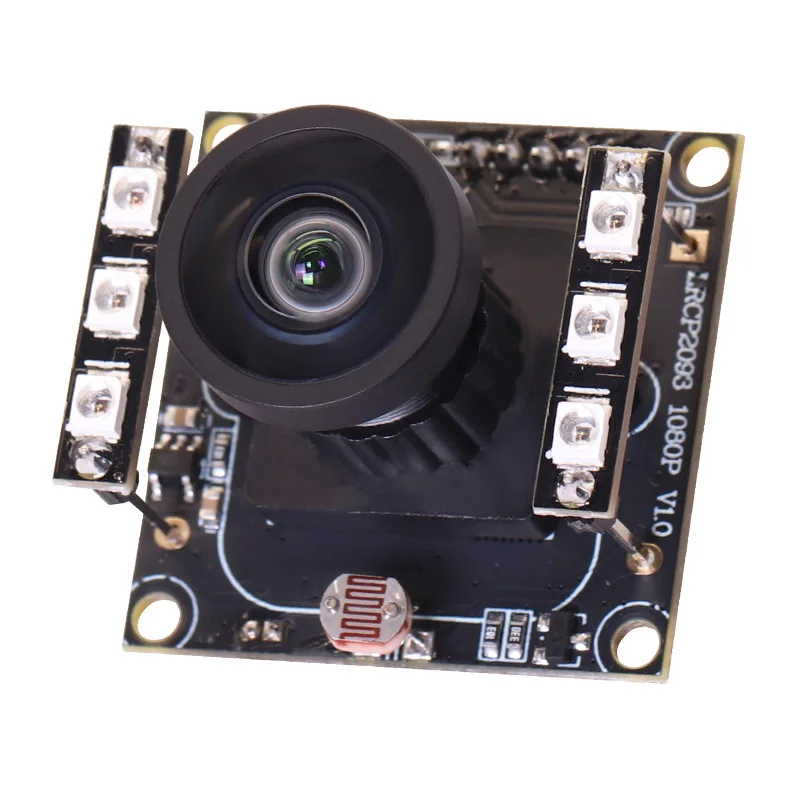 

GC2093 1080P USB Camera Module with 2.1mm 135degree Distortionless Wide Angle Lens Infrared Night Vision & Face Recognition