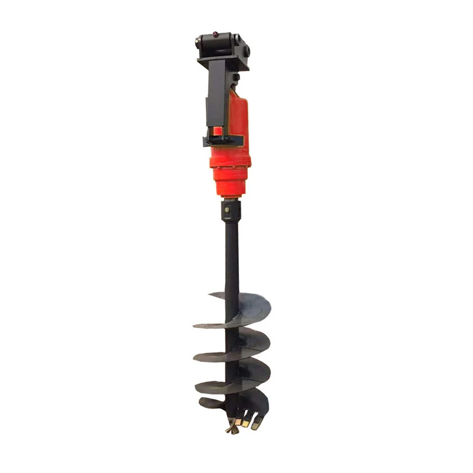 

Factory Supply Excavator Rotary Earth Auger Hydraulic Drill Attachment for 3-5Ton Construction Machinery Attachment