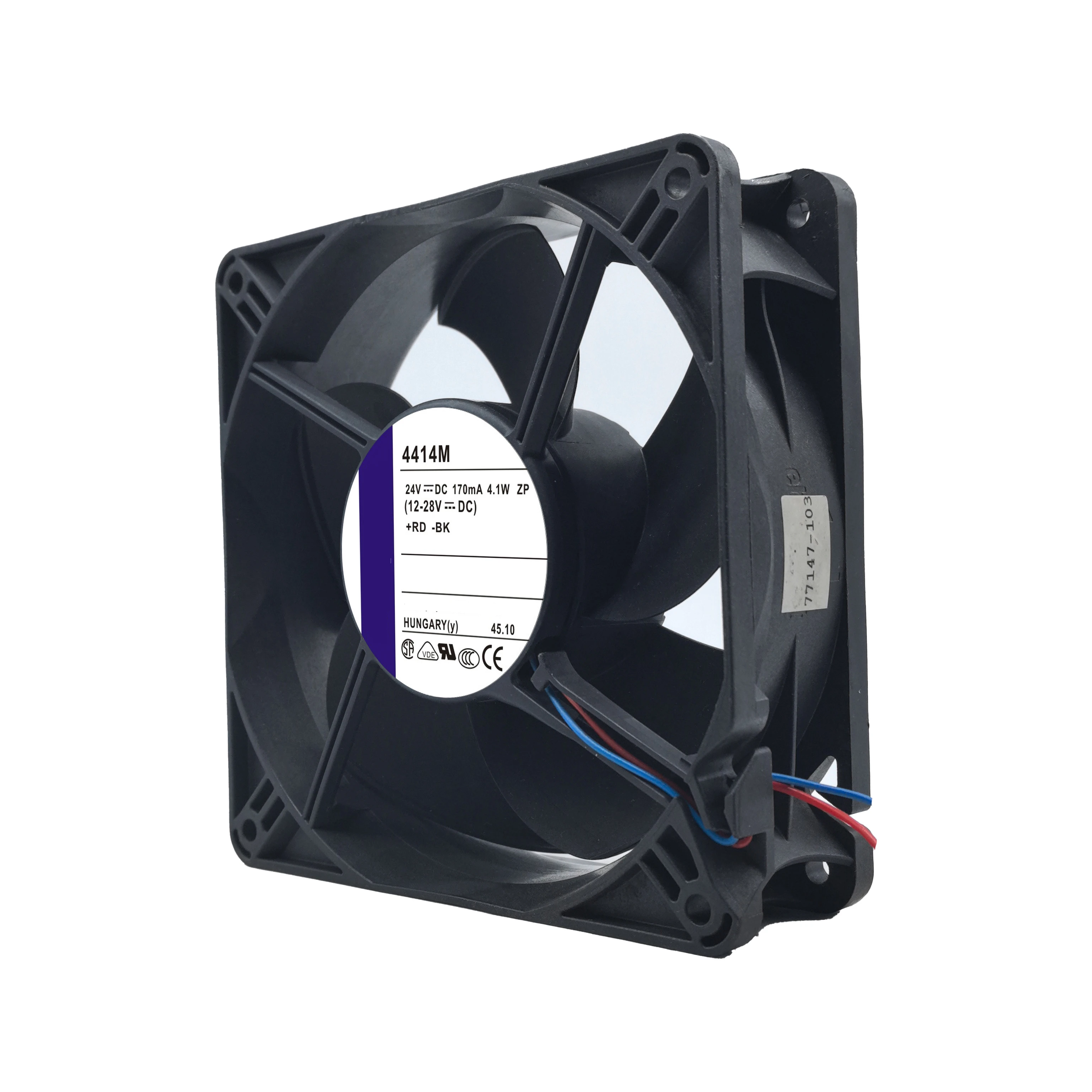 พัดลมระบายความร้อน 4414M DC 24V 170mA 4.1W 3300RPM 12038 120x120x38 มม.