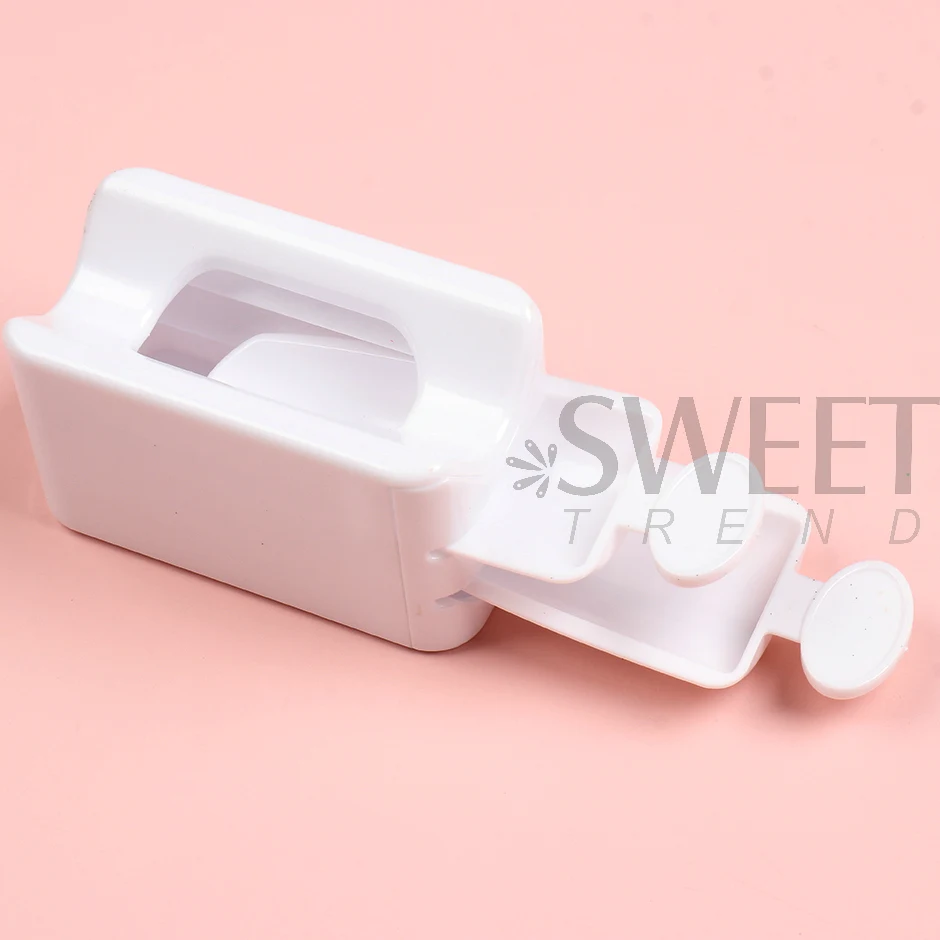 Doppelschicht Pulver Recycling Aufbewahrungsbox Nagel Maniküre Werkzeug Glitter Pailletten Sammlung Tragbarer Behälter DIY Zubehör Zubehör