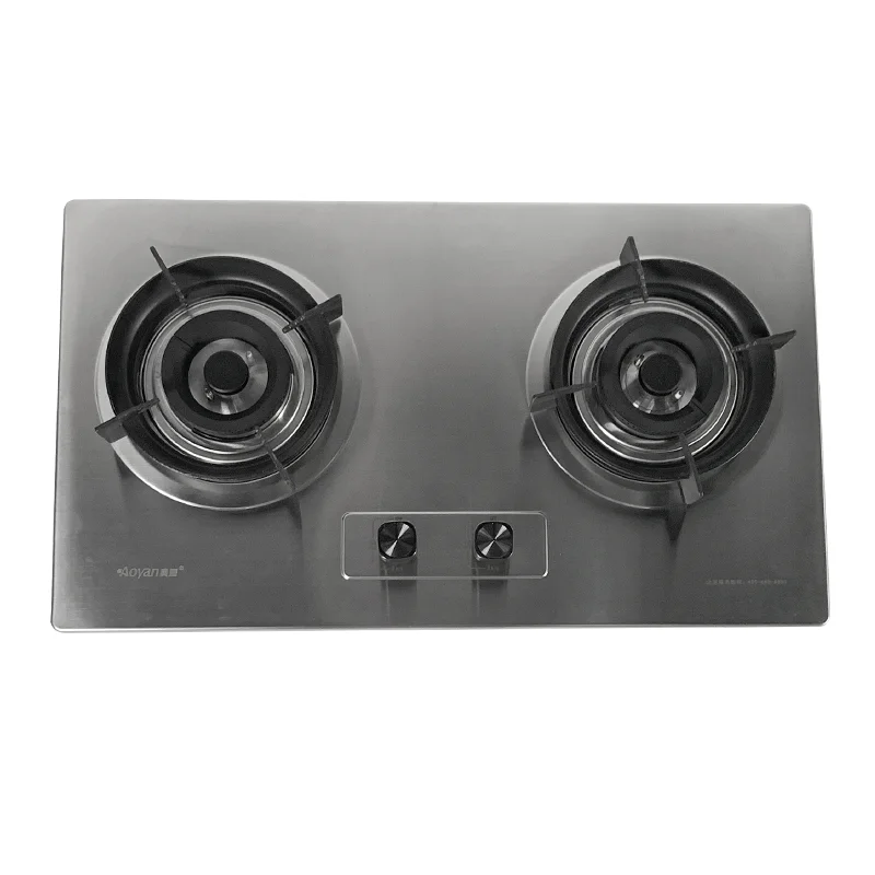 Kitchenware Stainless Steel Double burner Gas Infrared burner Gas Stove 2 burner Table Gas Cooker