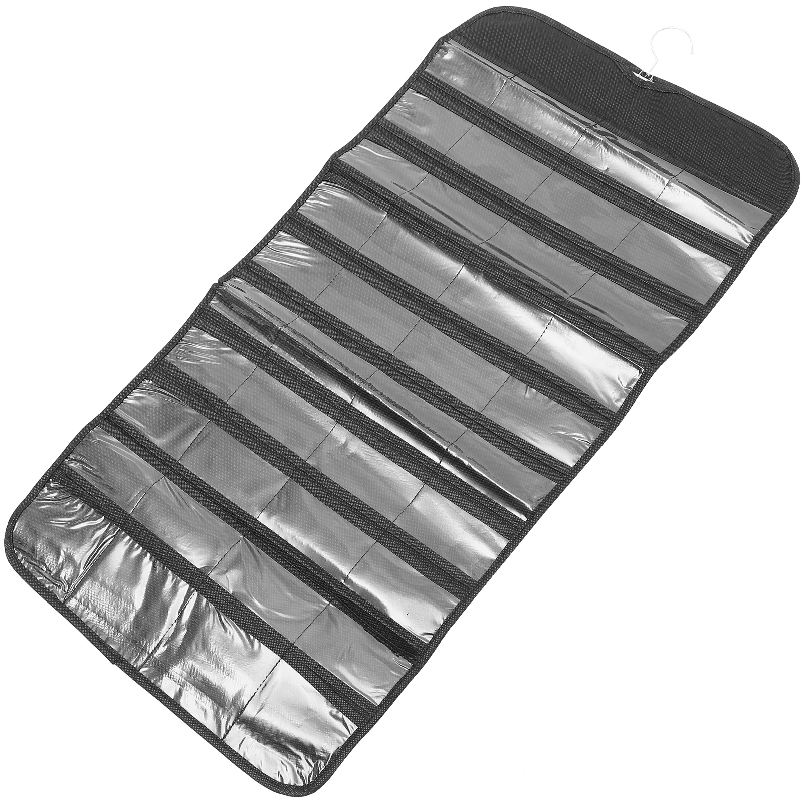 Double Sided Large Hanging Jewelry Organizer Bag Necklace Earring Storage Organizer Hanging Jewelry Holder Home Necklace Bag