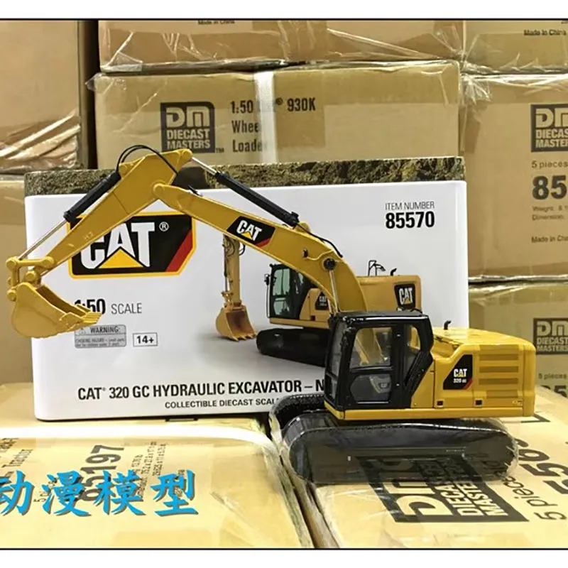 

Diecast Mold 1:50 Scale GC 323 Hydraulic Alloy Long Arm Excavator Engineering Car Model 85570 Simulation Collection Gift Toys