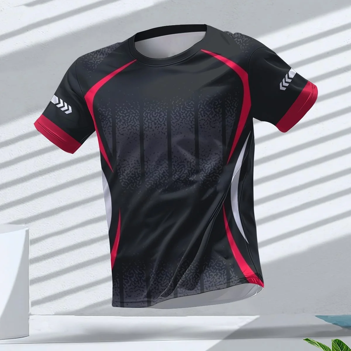 

Men's T-shirts Sports Running T-shirt Color Block Men Quick-drying Breathable Short Sleeve Round Neck Tops Active Tees Clothing
