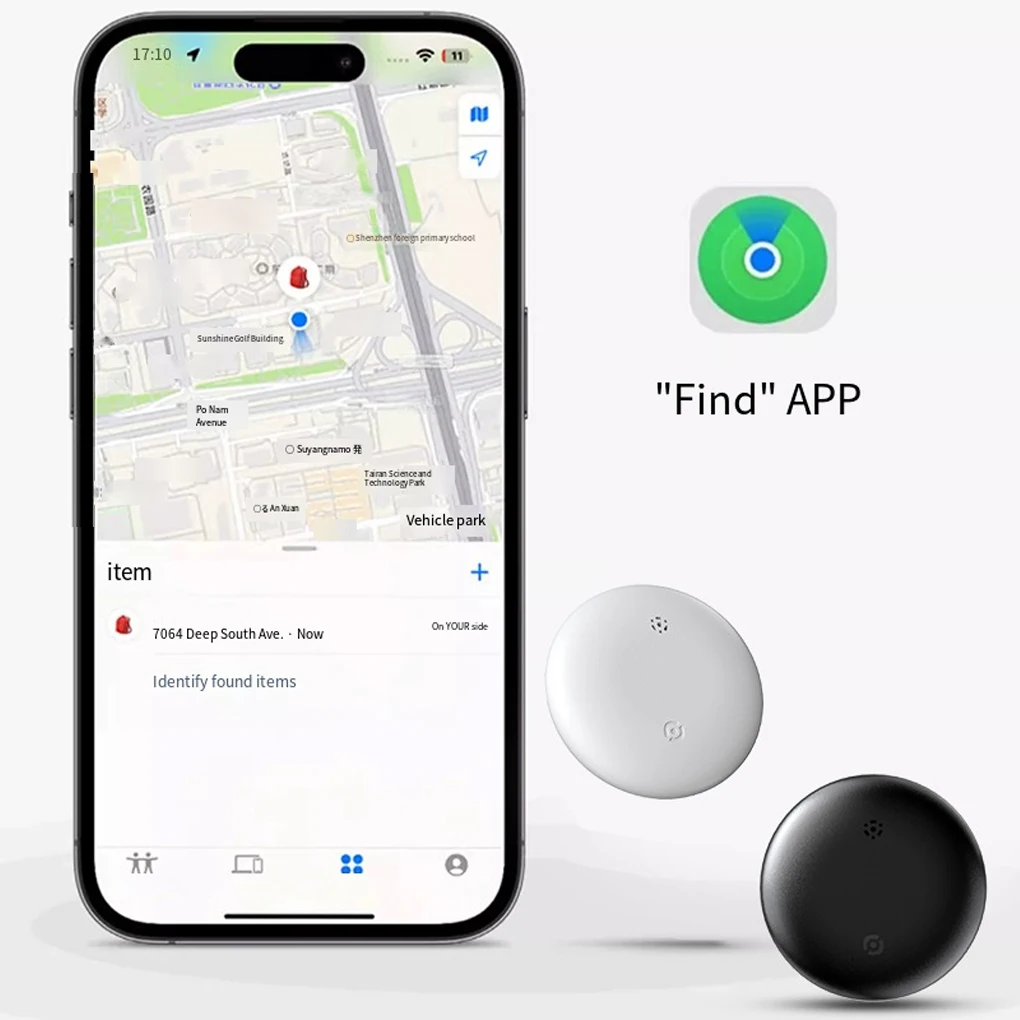 Equipado con dispositivo antipérdida para equipaje Tuya, búsqueda de sonido de 120 decibelios, etiqueta inteligente fácil de operar