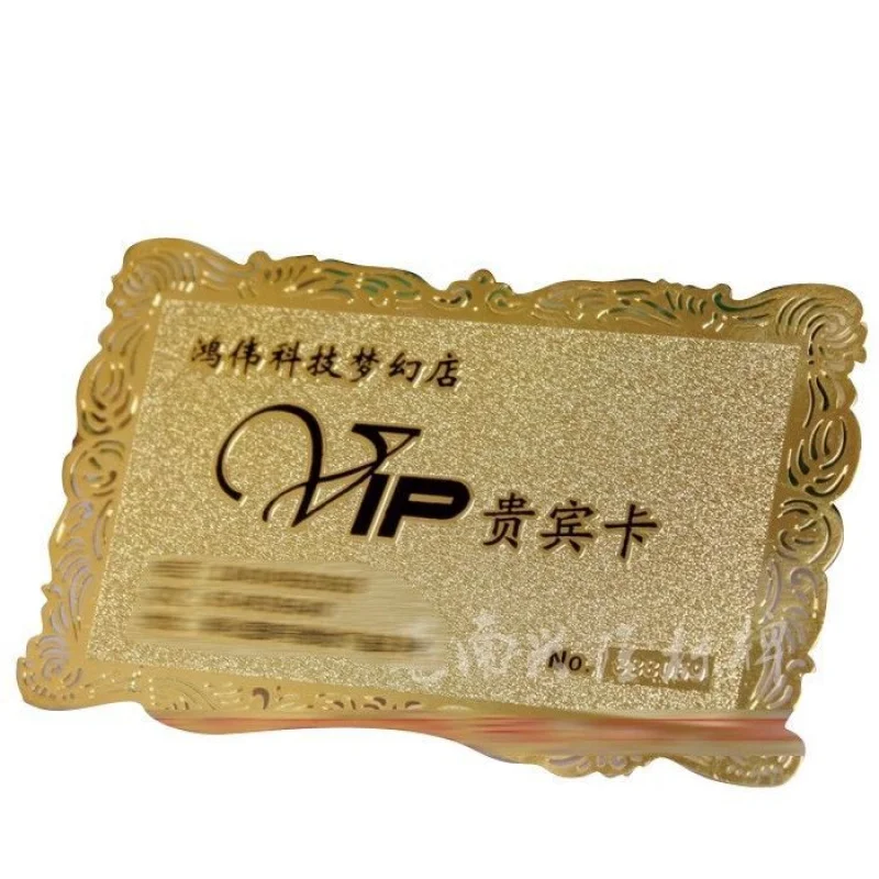 Custom High-End Metal Card Gold Card Business Card Silver Card VIP Card VIP Business Card Membership Card