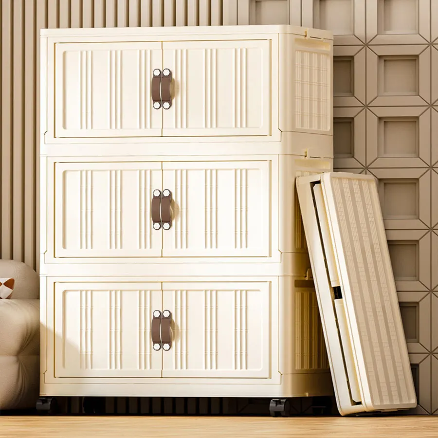 Aufbewahrungsbox, Aufbewahrungsschrank für Zuhause, faltbarer Kleiderschrank, Kleider- und Bettdecken-Organizer, Aufbewahrungsbox für Spielzeug, Snacks, Aufbewahrungsregal, Aufbewahrungsschrank