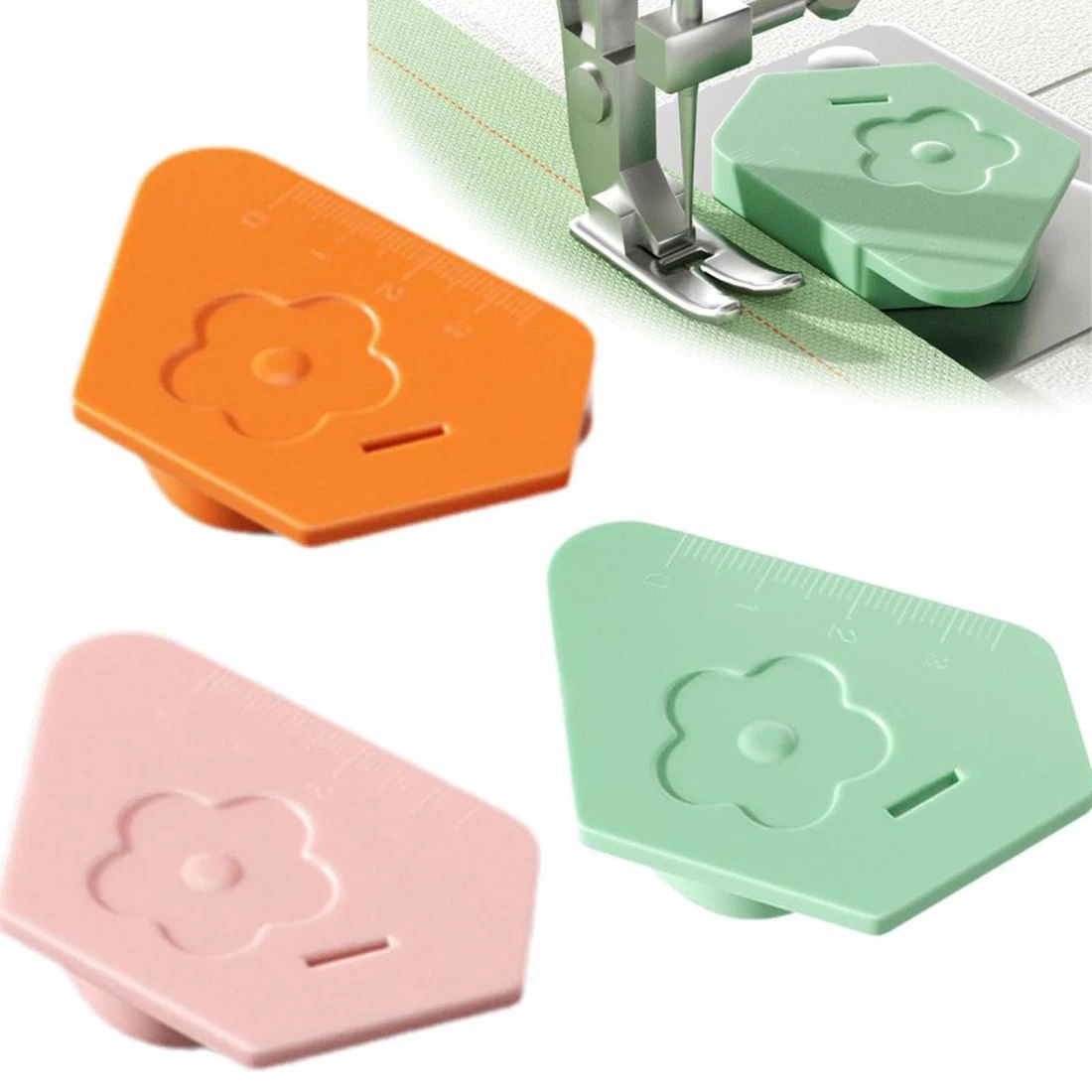 دليل التماس المغناطيسي لآلة الخياطة، دليل حاشية دليل التماس متعدد الوظائف مع ملحقات الخياطة العالمية المقياس #1