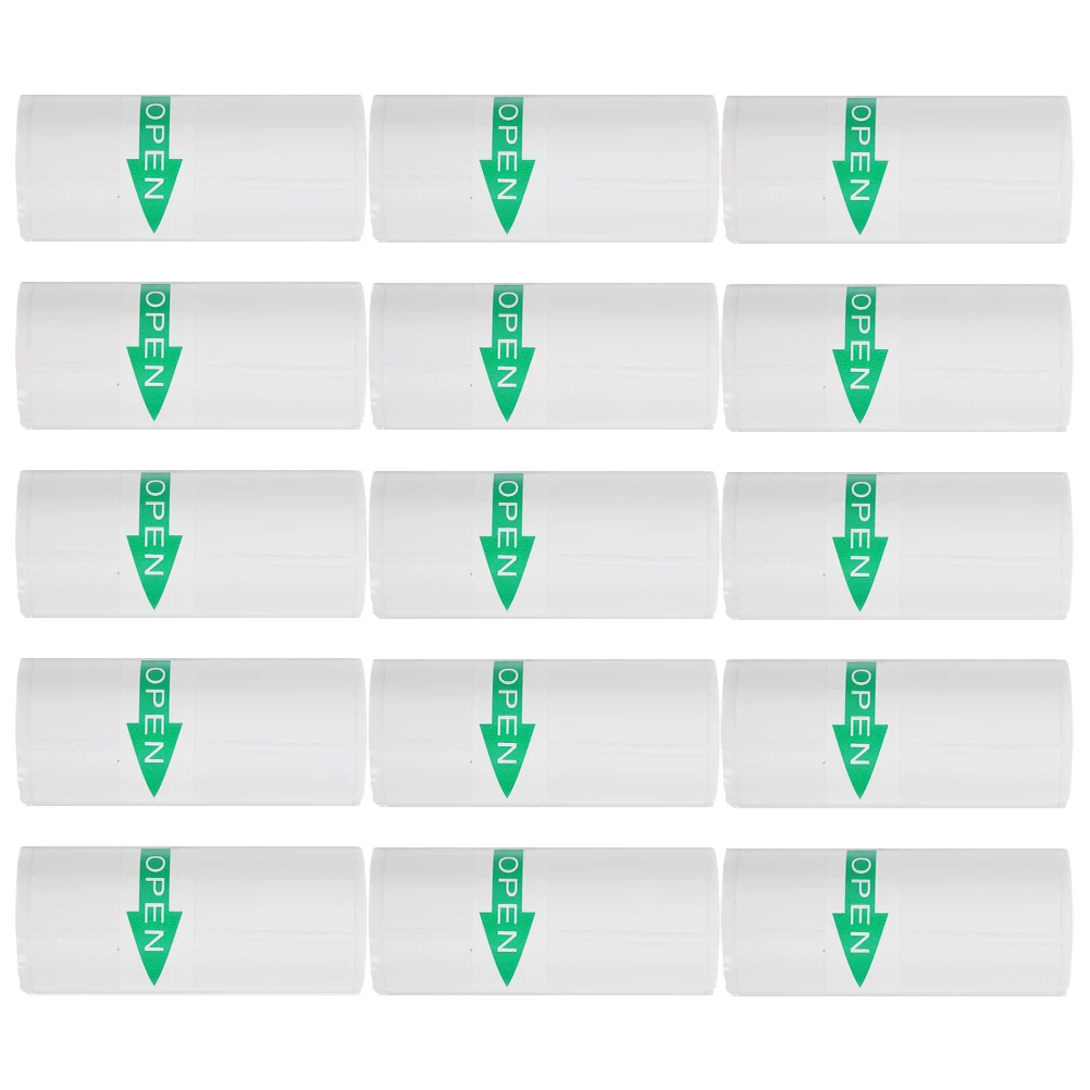 

15 Pcs Heat Sensitive Mini Printing Paper Self-adhesive Thermal Printer Sticker