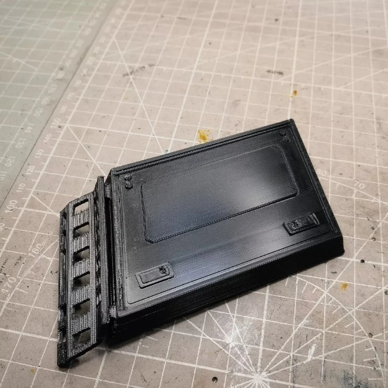 Side Storage Box for RGT LC76 EX86190 1/10 RC Crawler Third Window Mount Simulation Overlanding Accessories Upgrades Accessories