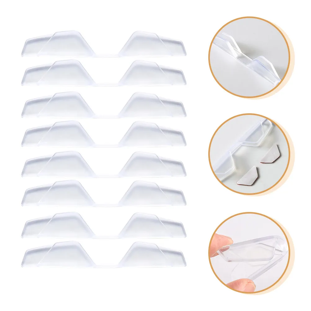 

8Pcs Flexible Car Door Seal Strip Wear Resistant Anti-Collision Guard for Door Sills Handles Rearview Mirrors Auto Exterior Trim