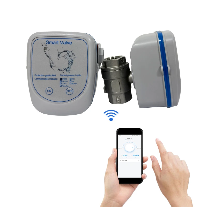 Controlador elétrico inteligente de alta pressão com válvula de água WiFi para controle de segurança de bola de temperatura média