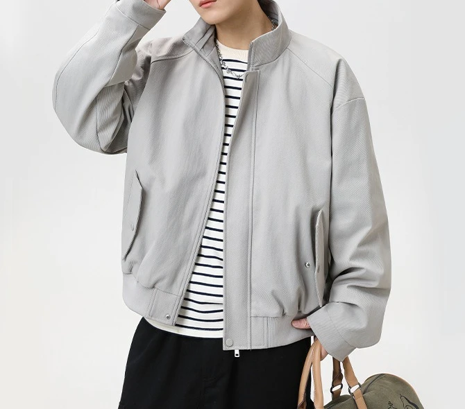 High Street Baseball Uniform 2026 Spring New Product Cleanfit Short Jacket Stand-up Collar Jacket Men