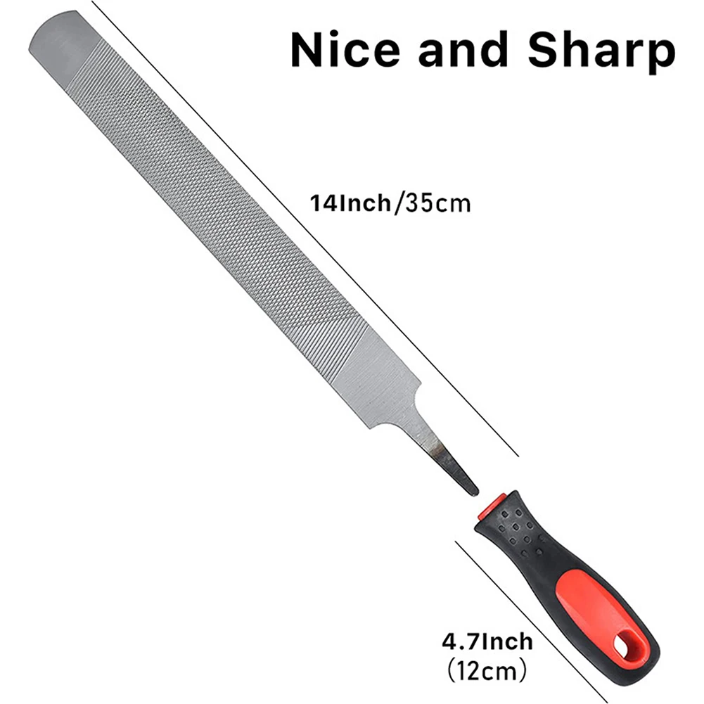 Carbon Steel File Trimming Tool Ergonomic Grip High Wear Resistance Multi-species Use Non-slip Handle Care Carbon