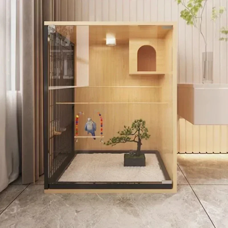

Outdoor Carrying Bird Cages Pet Parakeet Parakeets Playground Feeder Hut Quail Rabbit Bird Cages Aviary Oiseaux Bird Accessories