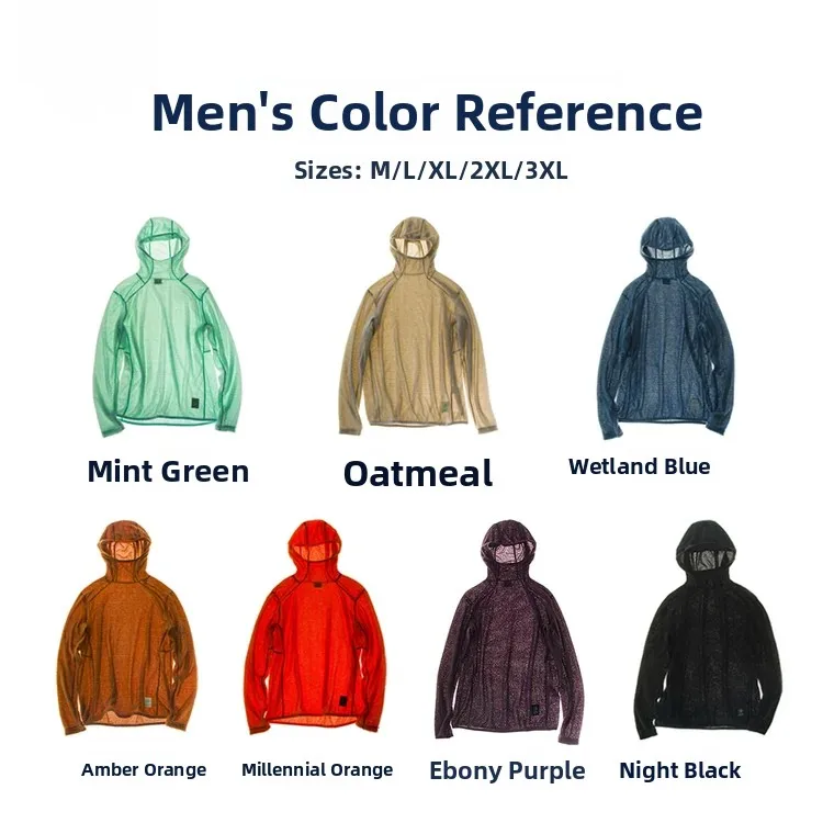Outdoor Sports Fleece Long Sleeve Hoodie Comfortable Warm Polyester T-Shirt for Men Anti-static Anti-pilling Straight Fit Sta...