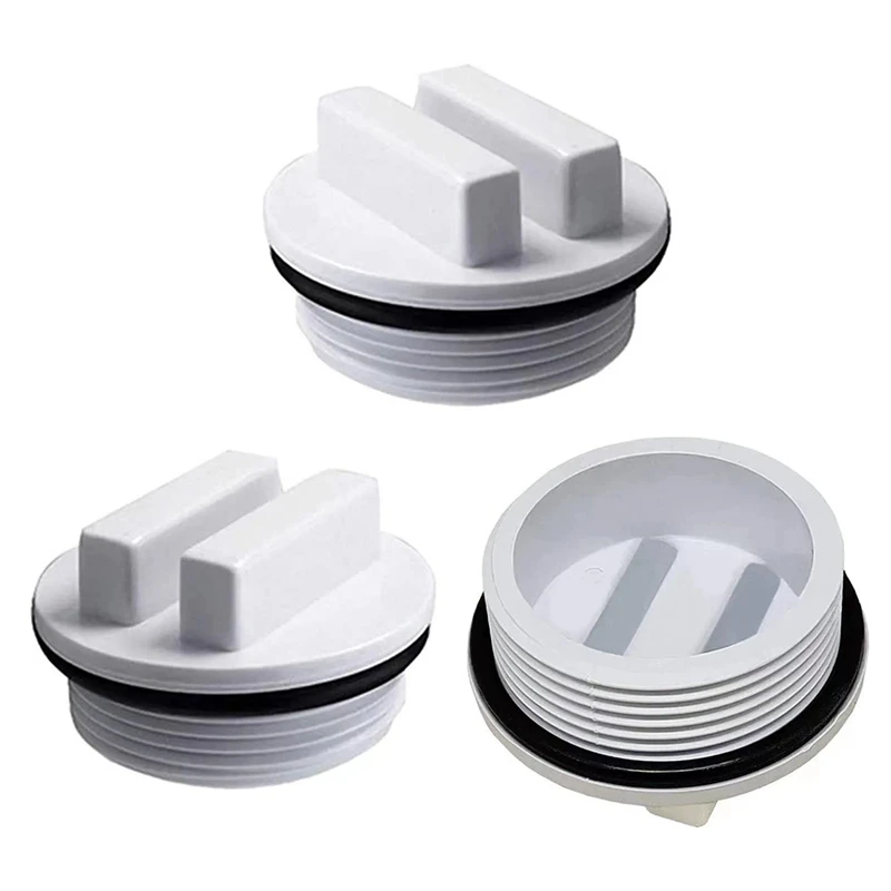 1.5 Inch Zwembadplug Met Schroefdraad Voor Zwembad Retourlijn Plug Winter Expansie Plug Met O-Ring Voor Zwembadaccessoires, 4 Stuks