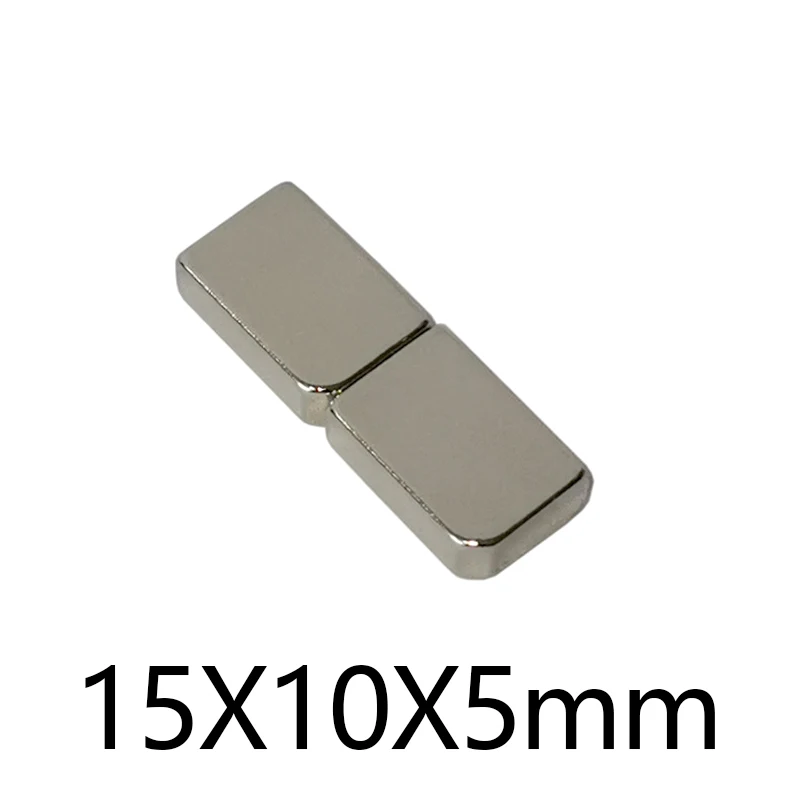 10-100 pcs 15x10x5 mm square Fridge Magnets N35 Neodymium magnetic 15*10*5 mm block rare earth Magnet NdFeB Powerful 15*10*5 mm