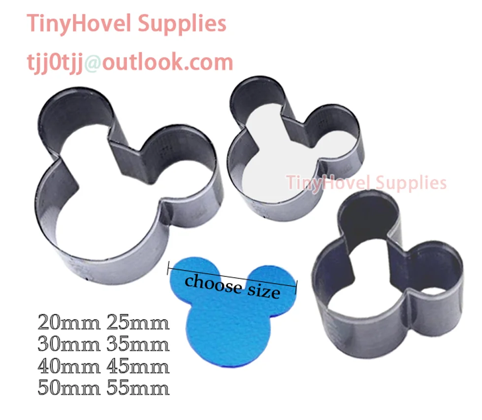 20mm-100mm mouse Steel Rule Die Cut, Steel Cutting Mold for Leather, Steel Punch -Cutter for leather crafts (NB037)