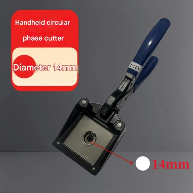 Handmatige ronde stansmachine 10mm-50mm, foto-snijder, stans voor papier, visitekaartjes, knutselwerk, doe-het-zelf projecten