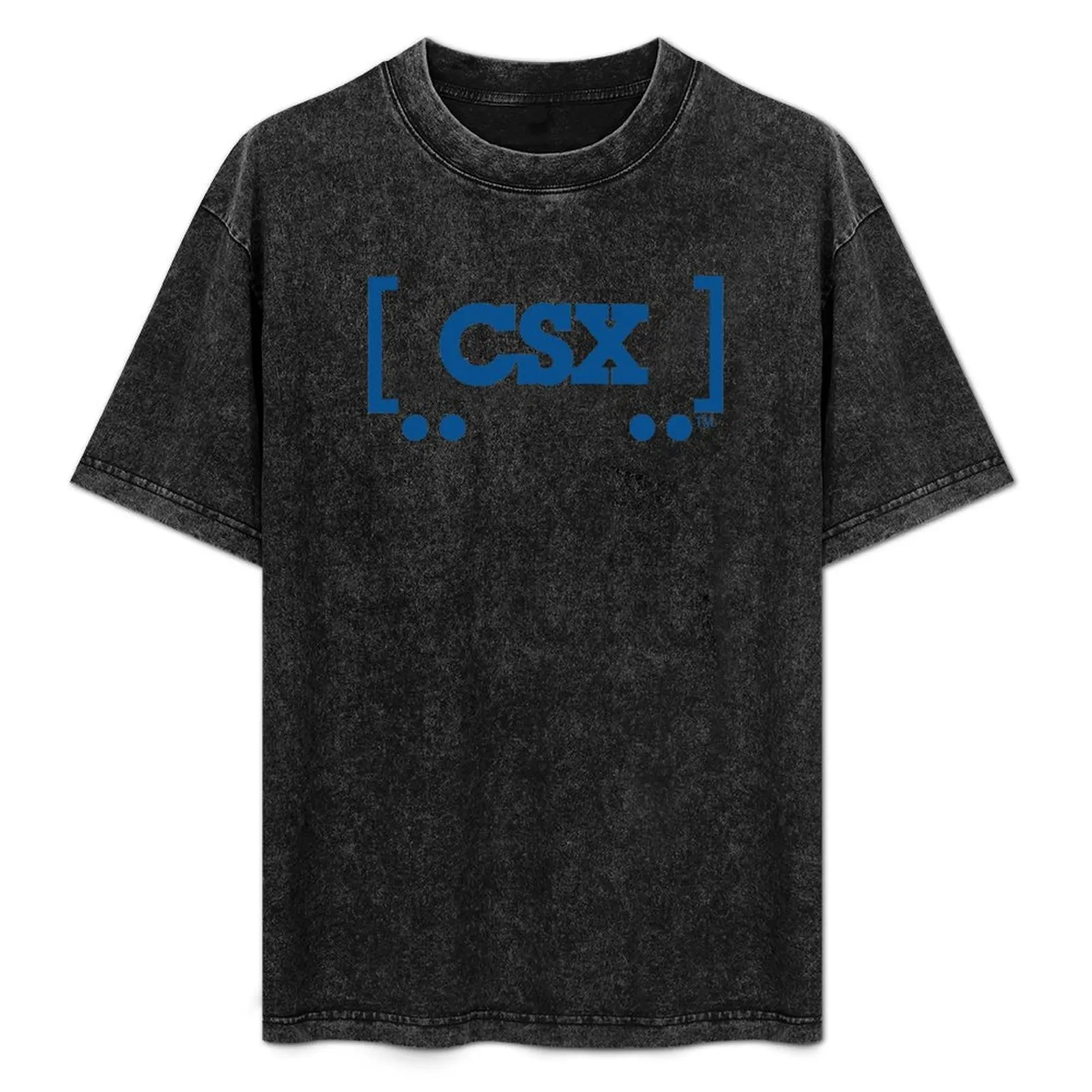 

CSX Train Logo T-Shirt Casual Minimalist Short Sleeve Top