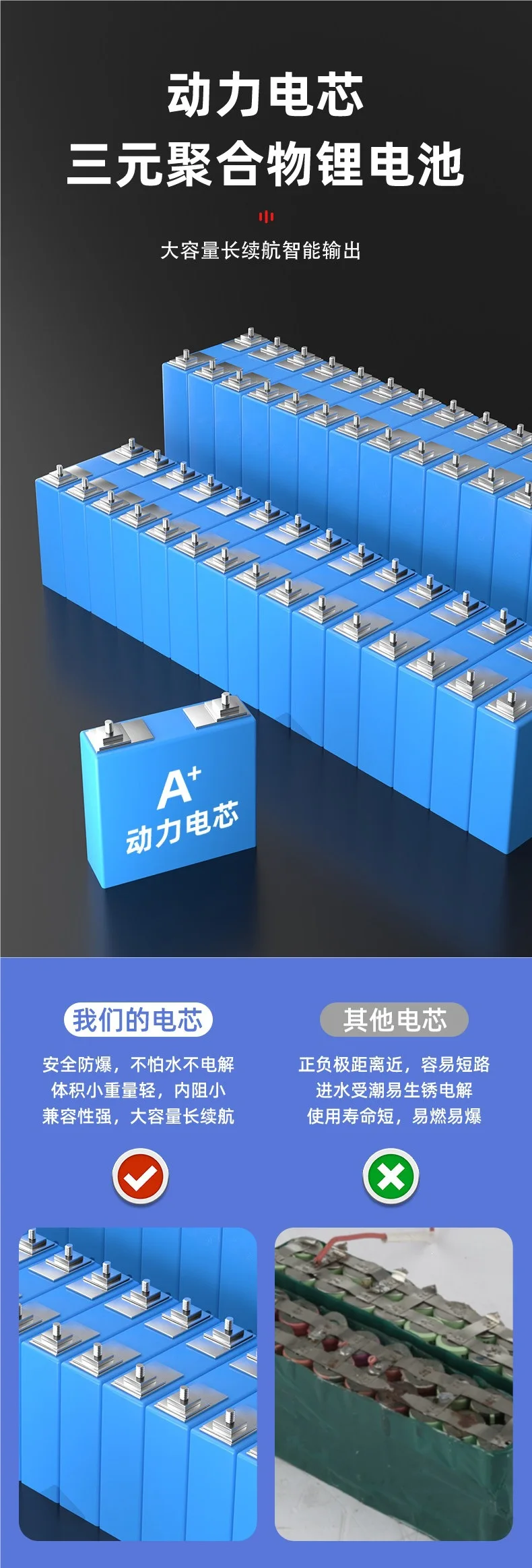 High-power lithium battery inverter integrated machine full set of 12V large-capacity 48V inverter booster battery