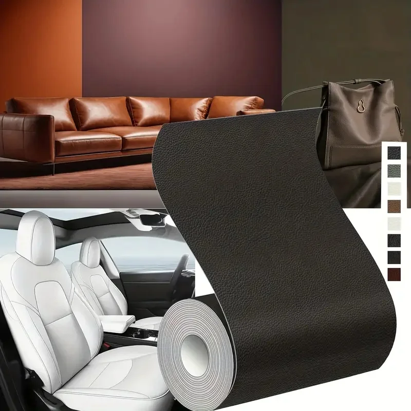 

Faux PU Leather Repair Tape Self Adhesive Leather Repair Patch Car Dashboard Sofa Seat Office Chair Diy Cutting Leather Sticker