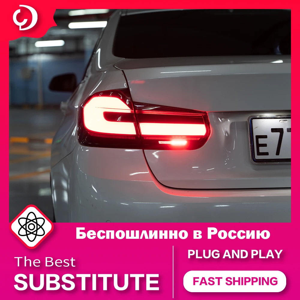 Tylne światła do stylizacji samochodu AKD do F30 F35 3 serii 2013-2019 tylne światło ledowe ulepszenie tylnego akcesoria oświetleniowe hamulca