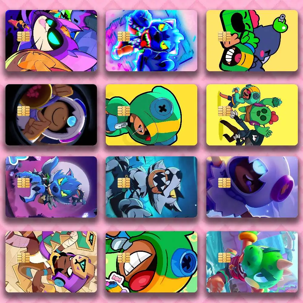 

S-Stars L-Leon Game Sticker Film Tape Skin for Credit Card Debit Card Cartoon Waterproof Stickers Small Chip
