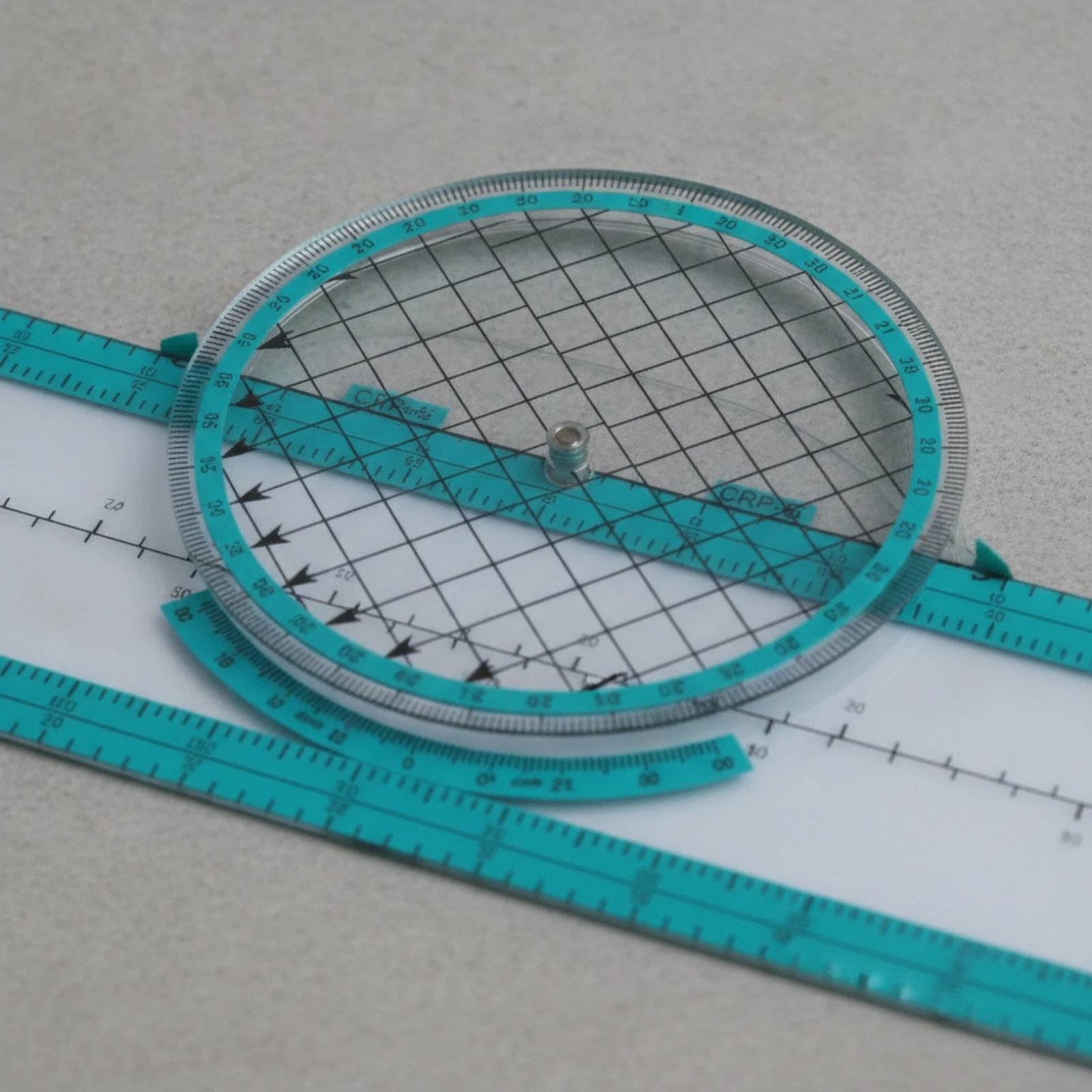 Aviation Navigation Ruler Accurate Navigation Navigation Ruler Plotting Ruler Easy-to-Read Lightweight for Pilots