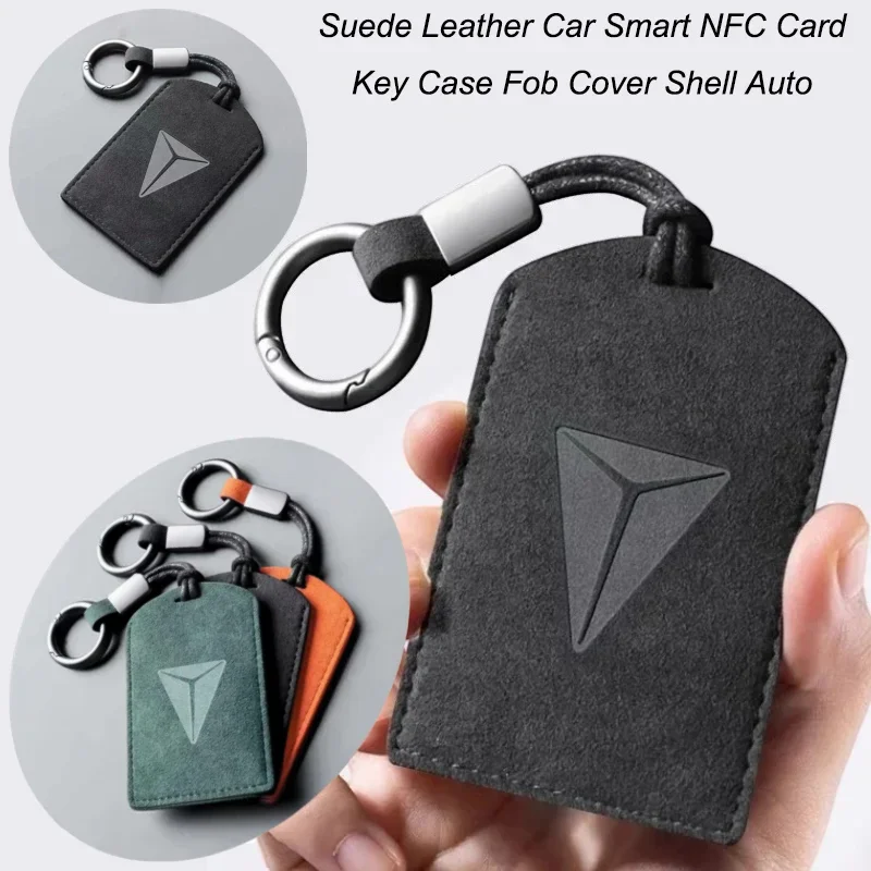 Car NFC Key Card Holder Car Key Card Case Car Key Cover Suede For Deepal S05 S07 L07 G318 S06