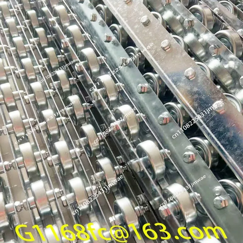 Heavy Metal Steel Plate Spray Fluent Strip Stainless  Thickened Roller  Slide Rail Shelf Cross Bearing