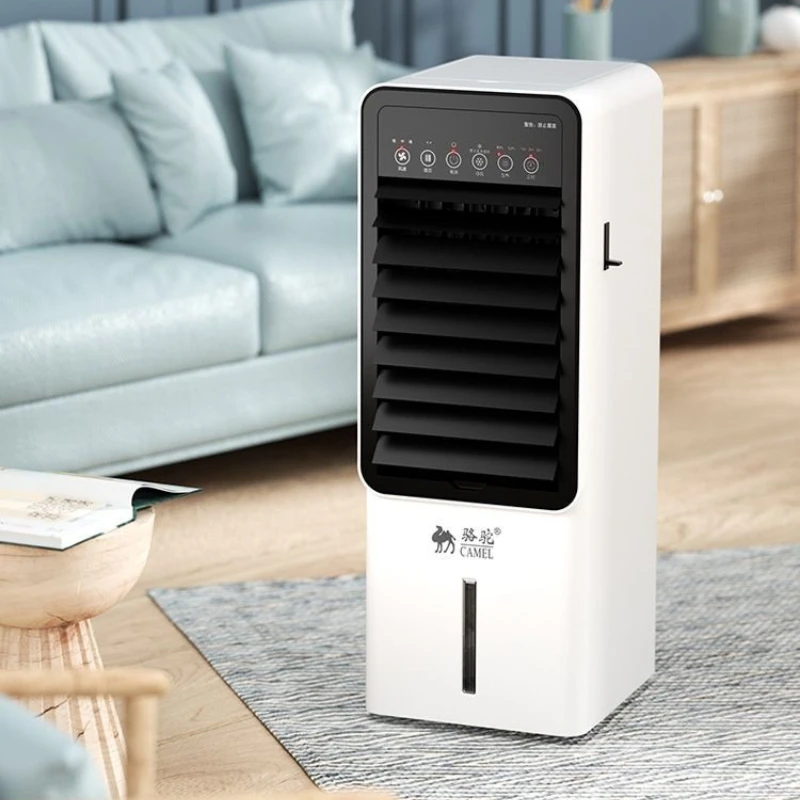 Dual-Use Cooling Fan Heater Energy-Efficient Home Appliance for Rapid Heating and Cooling Upright Fan Heater