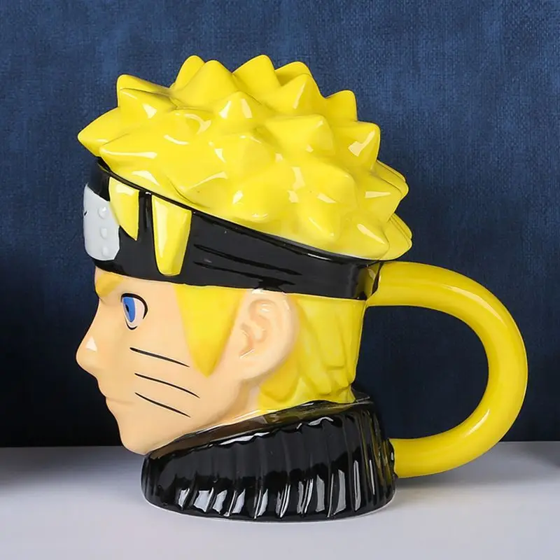 

Cartoon Naruto Anime Naruto Water Cup Ins Trend 3D Shape Ceramic Mug Holiday Gifts