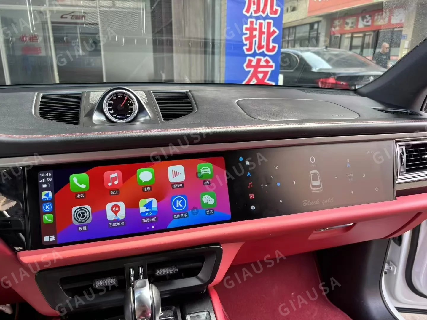 Dual Touch Screen Multimedia Video Player For Porsche Macan 2011-2017 Carplay Car Radio Android Auto GPS Navigation Head Unit 4G