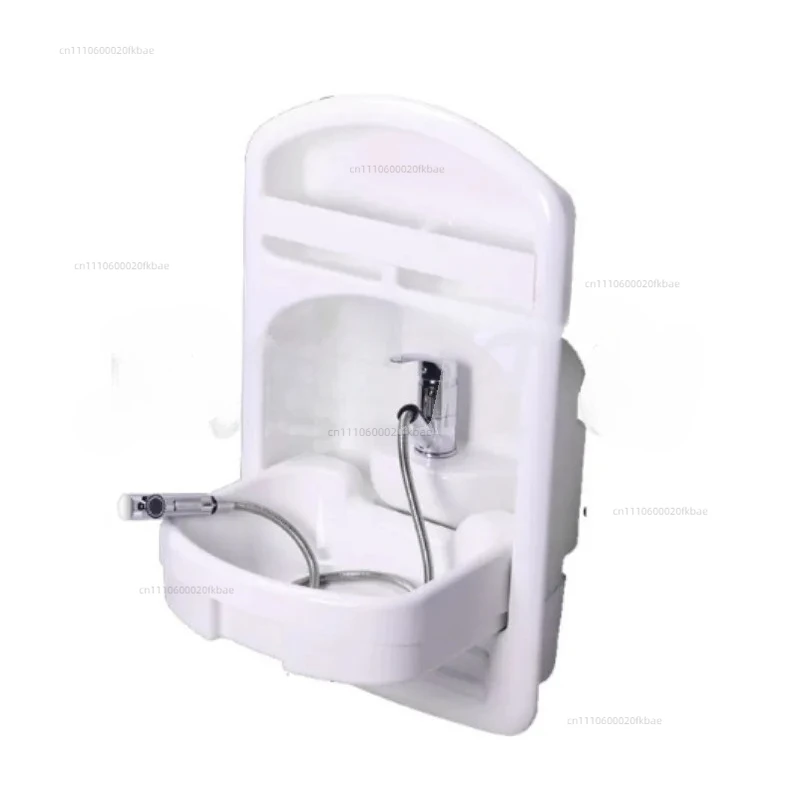 Marine/Commercial Folding Plastic Sink: With Tap, Fits RVS Campervan, Motorhome Mini Kitchen & Boat/Yacht/School/Hospital