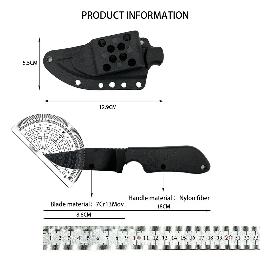 جديد BK20 سكين مستقيم 7Cr13Mov شفرة الظهر مريحة سكين حاد جيب فتح صندوق سكين صيد سكينة فاكهة #6