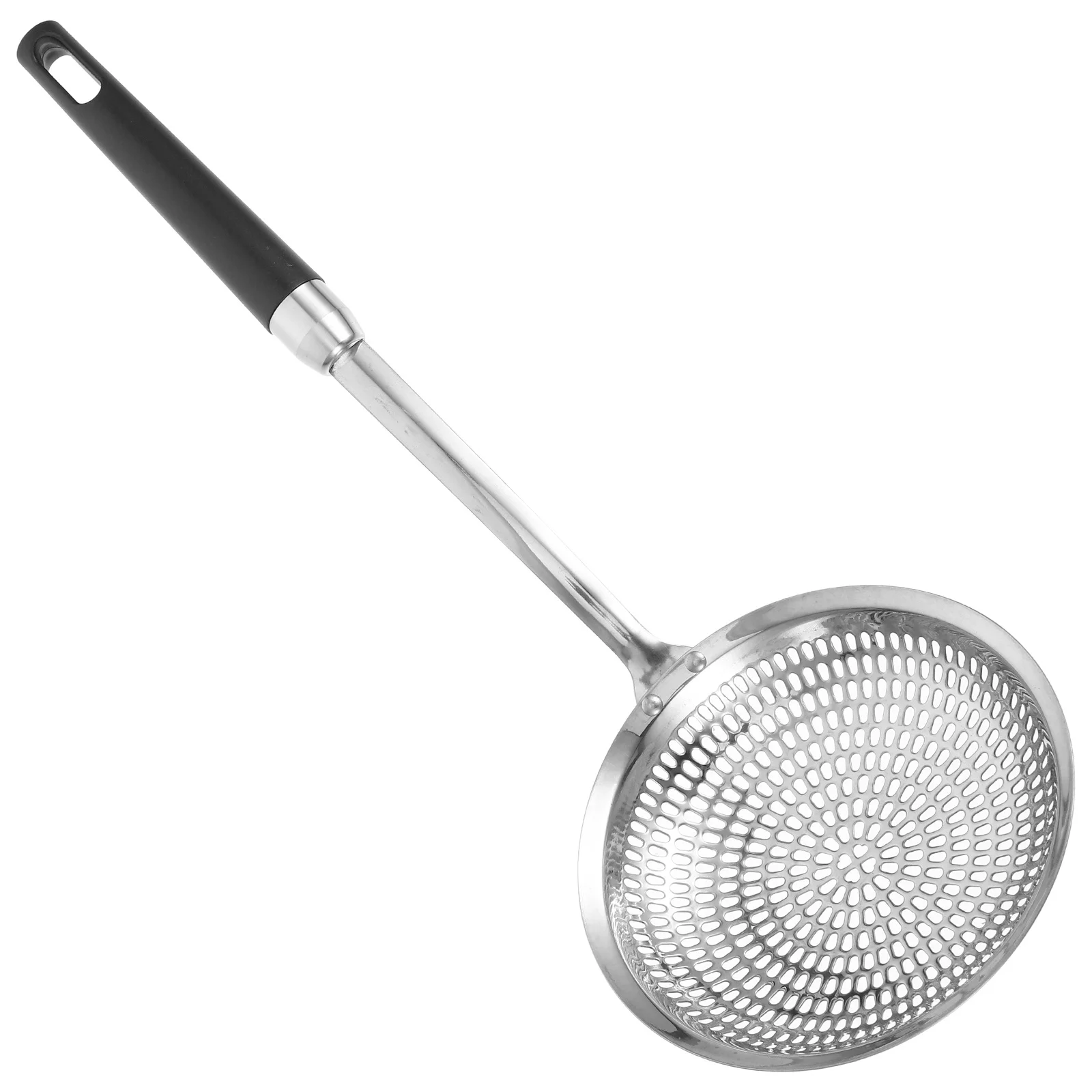 

1pc Stainless Steel Oil Filtering Spoon For Fries Eggs Noodles Multi-Function Strainer Soup Ladle Hot Pot Scoop Kitchen Tool