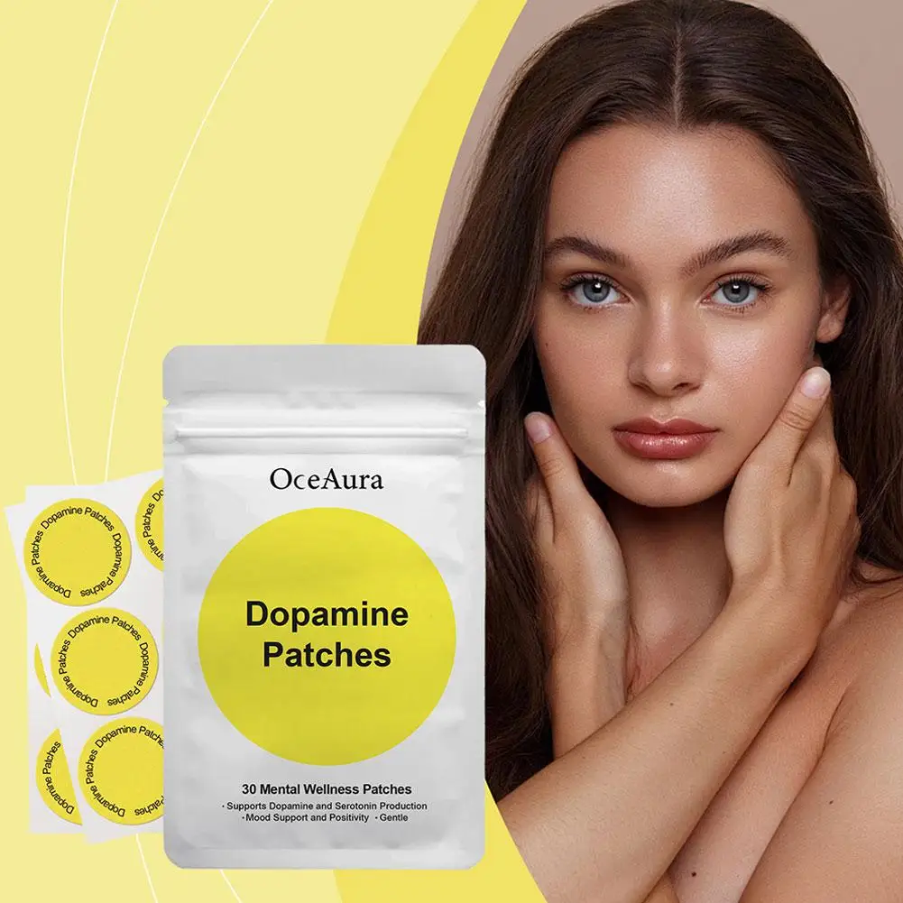 1-10bags Dopamine Patch 30 Mental Wellness Patches Promote Digestion Accelerate Detoxify Improve Mood Body Care Patches