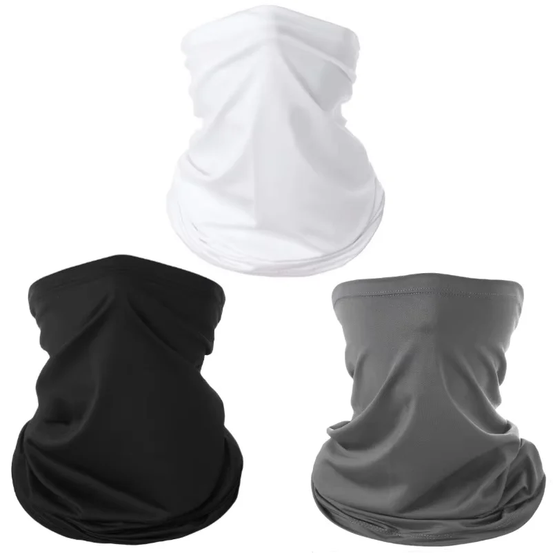 AliExpress 1/2/3pcs Outdoor Men Women Hiking Cycling Mask Scarf Breathable Neck Gaiter Sport Summer Sun Ultra UV Protection Face Cover