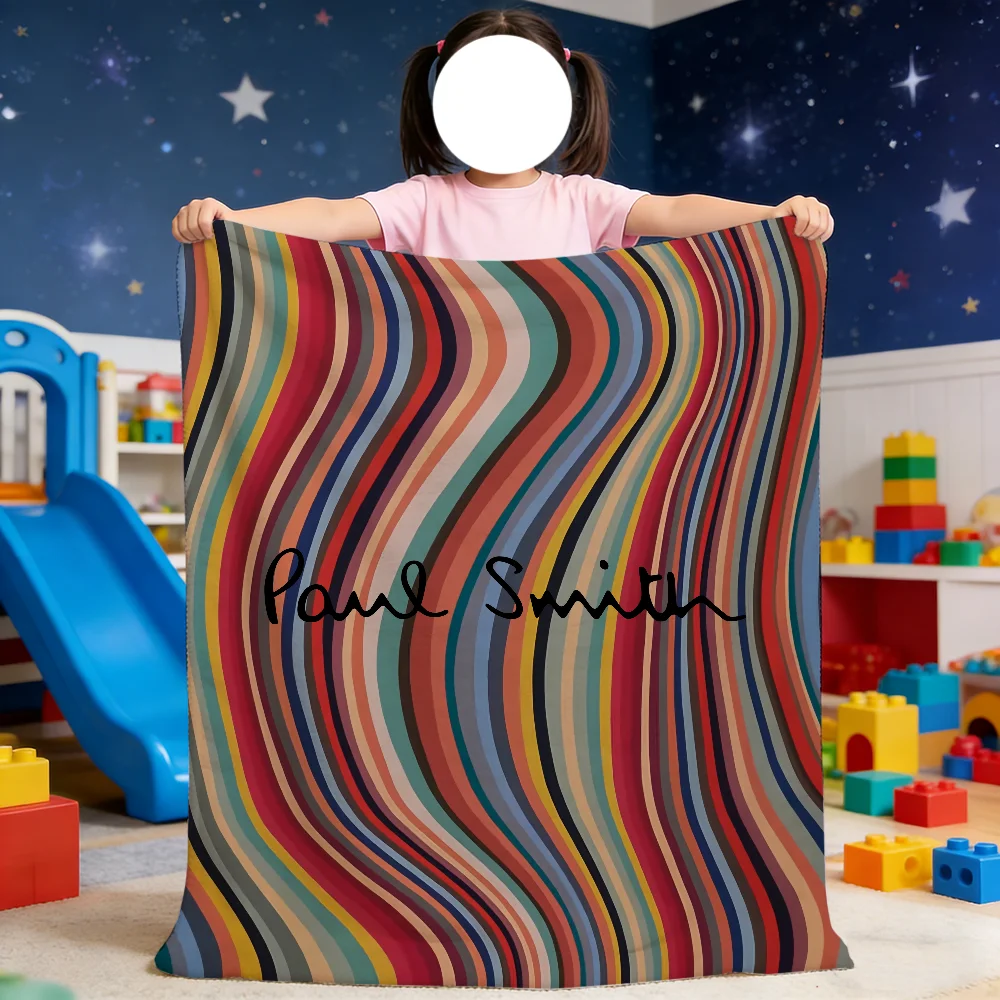 Modische S-Smith-Decke für weiche, luxuriöse Überwurfdecken für Picknick, Bett, Sofa, Zuhause, Schlafzimmer, P-Paul, gemütlich, warm, bequem