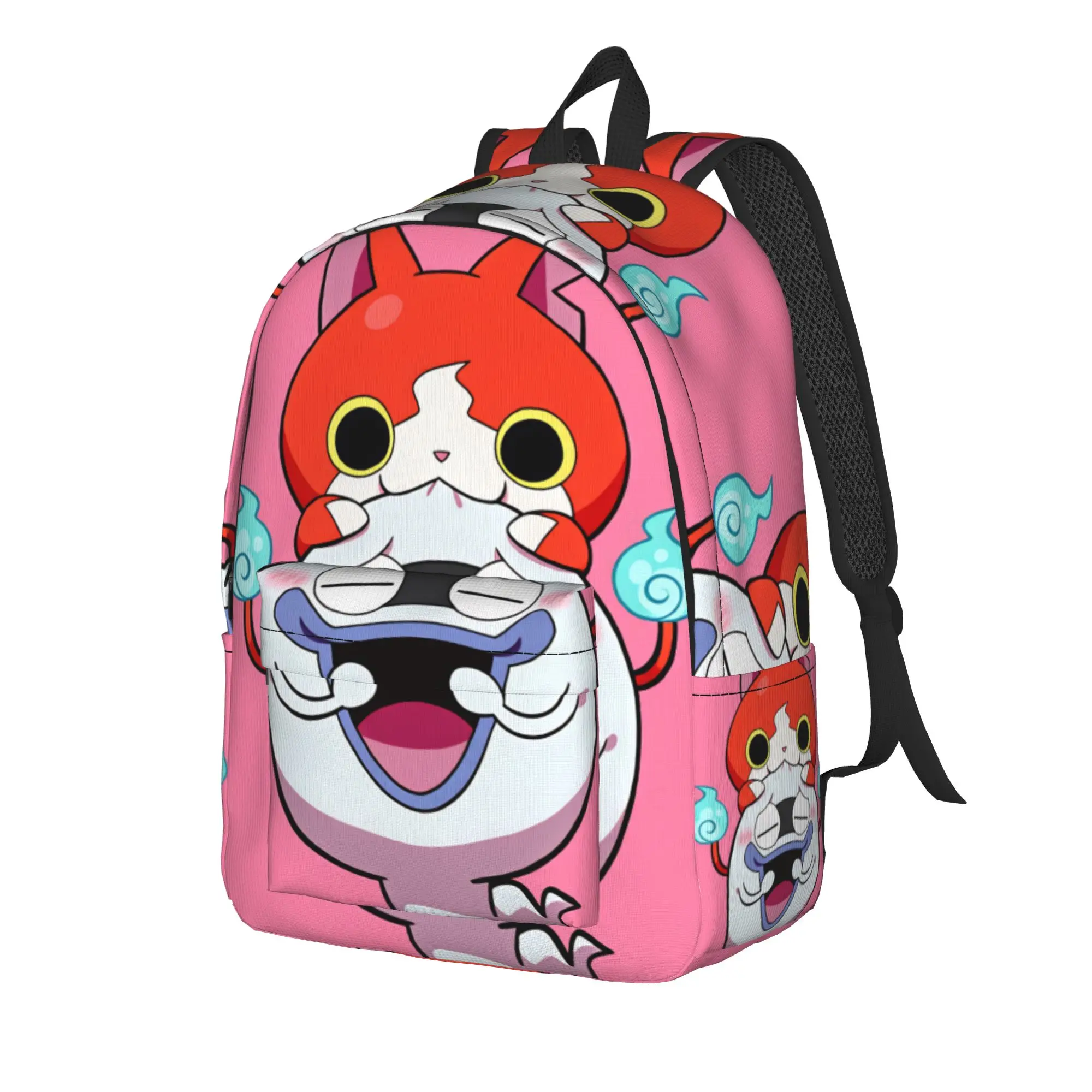 Yokai Watchs  Backpack  Women Men Polyester Outdoor Backpacks Big Elegant High School Bags Rucksack