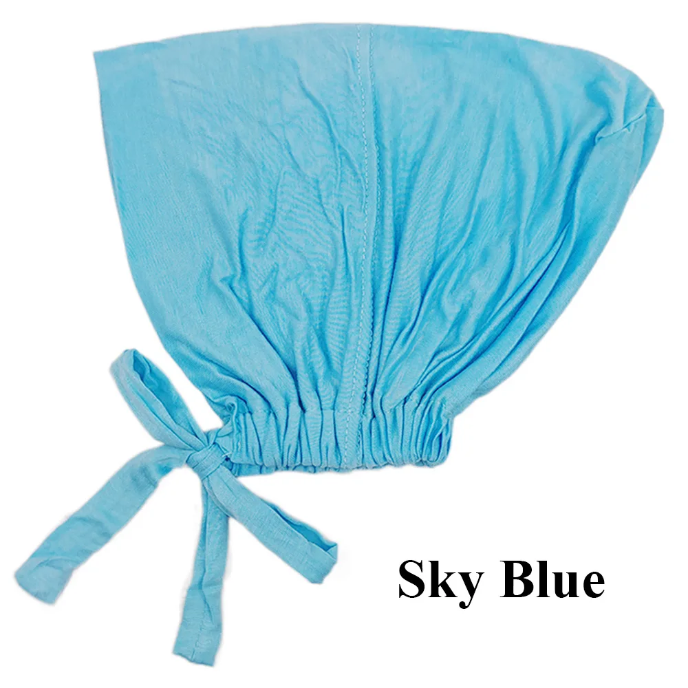 Neue Weiche Modale Muslimischen Turban Hut Innere Hijab Caps Islamischen Underscarf Motorhaube Indien Hüte Weibliche Headwrap Turbante Mujer