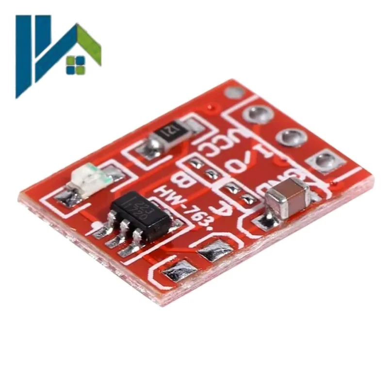 TTP223 Capacitive Touch Key Module Self‑Locking Jog Momentary Single‑Channel Capacitive Touch Switch Module For Equipment