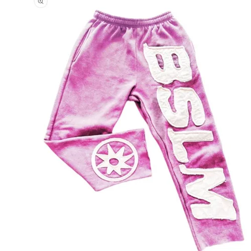 Imagen 2 del producto Hombres Mujeres Otoño Invierno Pantalones nueva Sudadera con capucha estilo callejero personalizado Harajuku calle alta hip-hop Bordado de letras moda casual