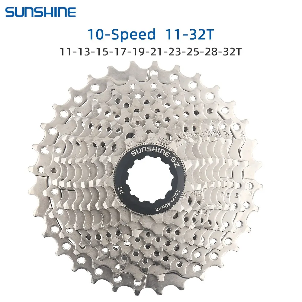 Sunshine MTB Cassette 10 11 12 Speed Road Bike Ratchet 32T 50T 52T 11S Bicycle Freewheel 12V K7 Mountain Bike Parts