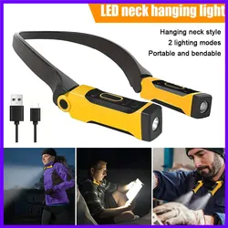 Portable LED Neck Light Book Light for Reading Rechargeable 2 Light Modes For Reading Camping Repairing Night Running Lights